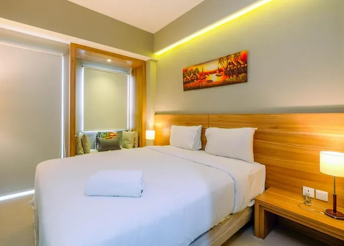 Stylish And Cozy Studio No Kitchen Apartment Mustika Golf Residence By Travelio